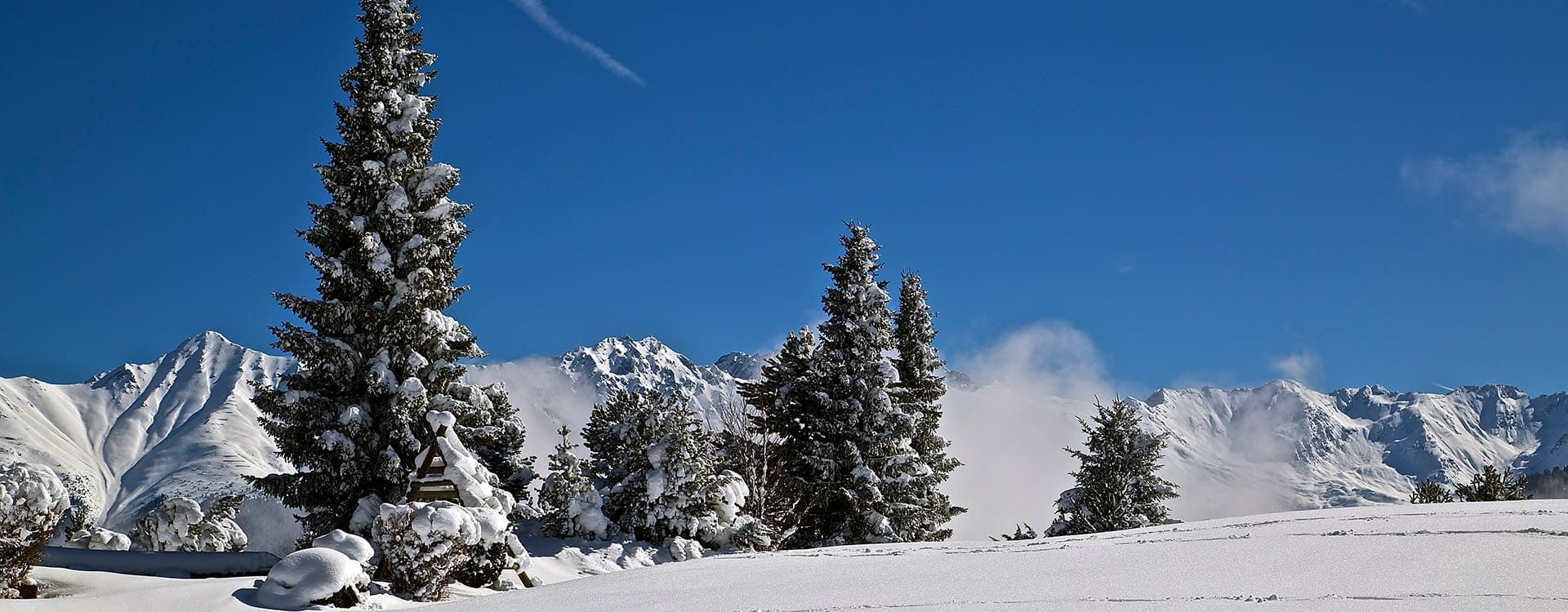 Winterlandschaft Fiss Serfaus Ladis in Tirol