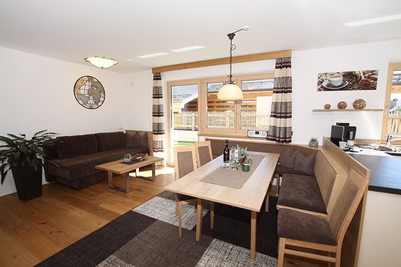 Living Room in Apartment Bergzeit