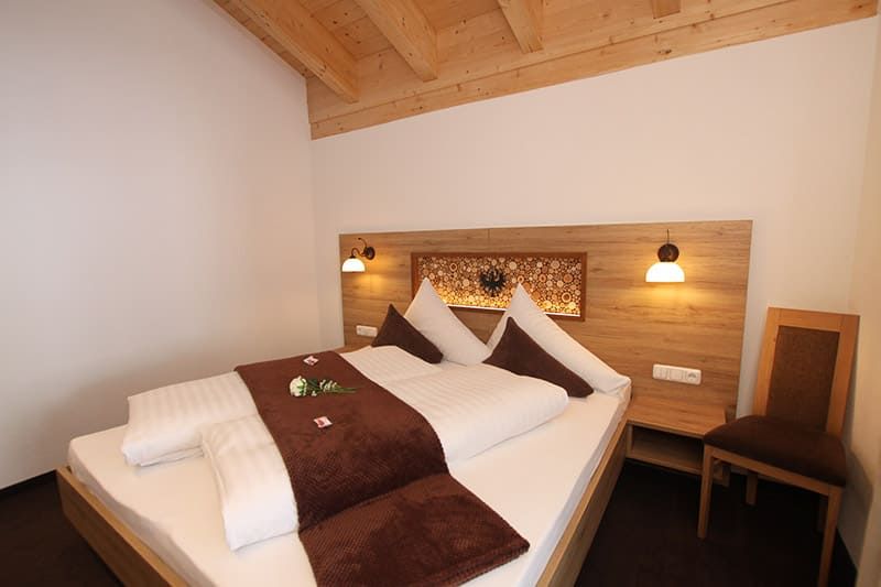 Bedroom in Apartment Bergzeit Fiss